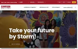 Simpson College website