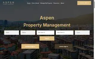 Aspen Property Management - Iowa City website