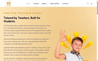 GoldCapEdu website