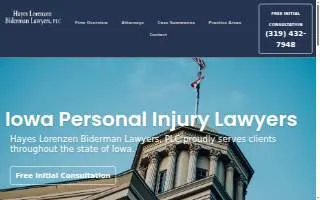 Hayes Lorenzen Biderman Lawyers PLC website