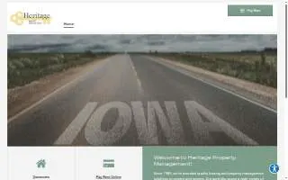 Heritage Property Management website