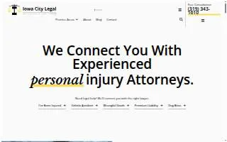 Iowa City Legal Connection website