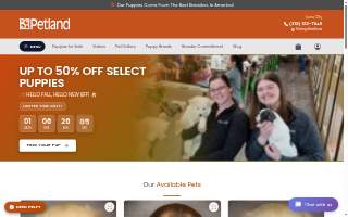 Petland Iowa City website