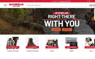 Scheels website