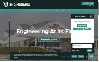 VJ Engineering of Cedar Falls website