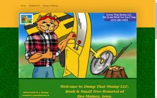 Dump That Stump LLC website