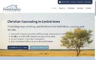 Family Legacy Counseling website