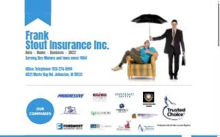 Frank Stout Insurance website