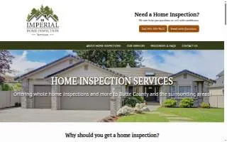 Imperial Home Inspection Services of Johnston website