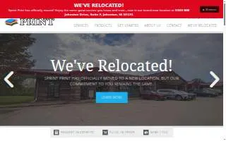 Sprint Print Inc website