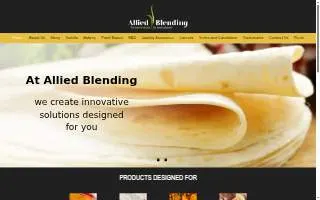 Allied Blending website