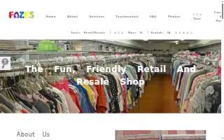 Fazes Retail/Resale website