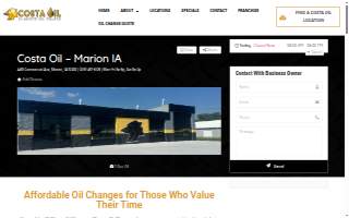 Costa Oil - 10 Minute Oil Change - Marion