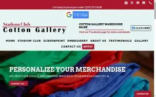 Cotton Gallery website