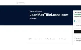 LoanMax Title Loans of Marion website