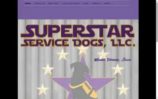Superstar Service Dogs, LLC website
