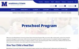 Community Preschool website