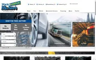 McAtee Tire Sales & Service website