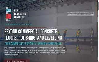 New Generation Concrete LLC. website