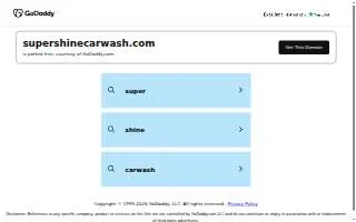 Super Shine Car Wash of Marshalltown website