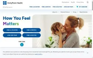 UnityPoint Health Marshalltown, Select Physical Therapy website