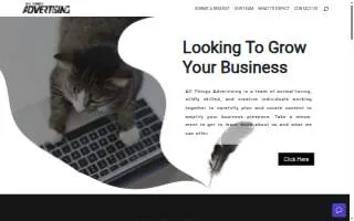 All Things Advertising website