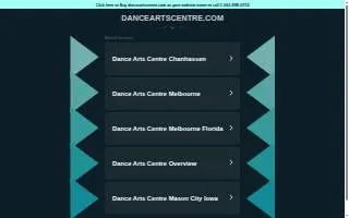 Dance Arts Centre of Mason City website