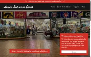 Larson Red Zone Sports website