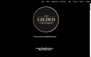 The Gilded Groomer website