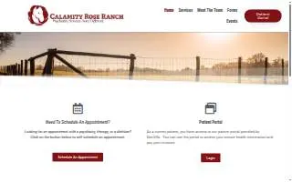 Calamity Rose Ranch website