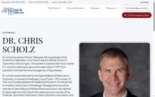 Chris M. Scholz, OD website
