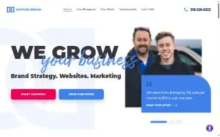 Dotcom Design website