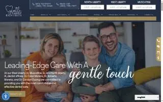 Gentle Family Dentists of Fort Madison website