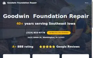 Goodwin Foundation Repair website