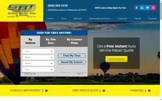 Great River Tire & Service website
