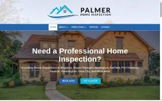 Palmer Home Inspections website