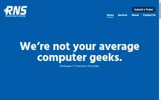 Reliable Network Solutions website