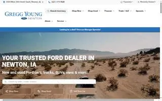 Gregg Young Ford of Newton website