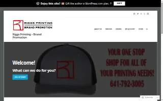 Riggs Printing Brand & Promotions, Inc website