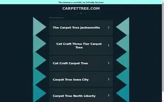 Carpet Tree website