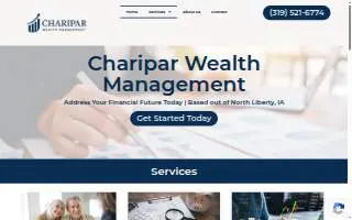 Charipar Wealth Management website
