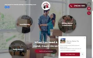 Helping Hands Moving Services LLC of North Liberty website