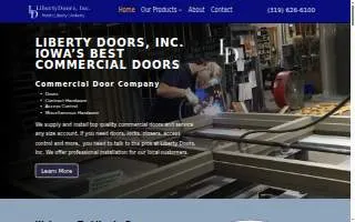 Liberty Doors, Inc. of North Liberty website