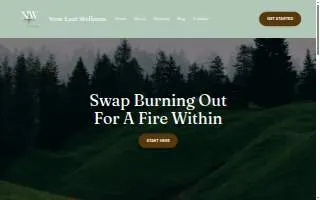 New Leaf Wellness of North Liberty website