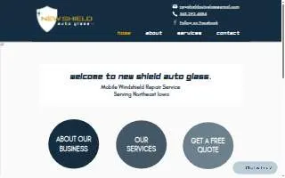 New Shield Auto Glass website