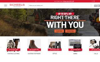 Scheels website