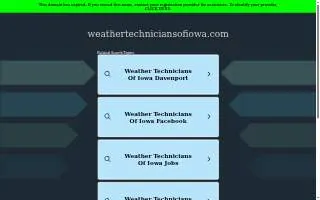 Weather Technicians of Iowa website