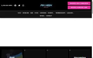 High Sports Bar website