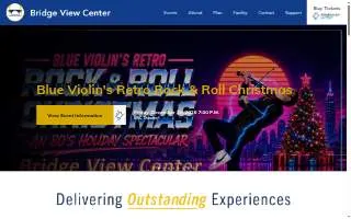 Bridge View Center website