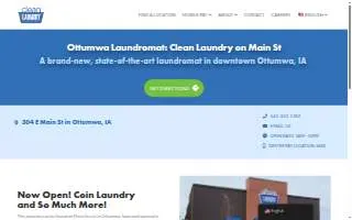 Clean Laundry of Ottumwa website